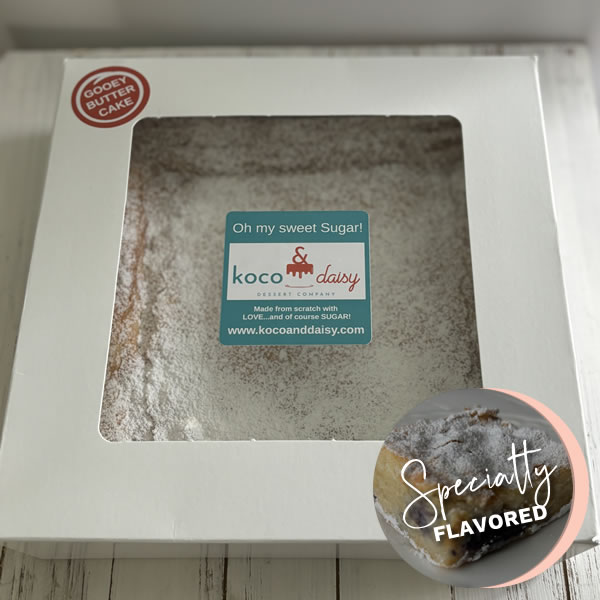 gooey butter cake specialty flavored